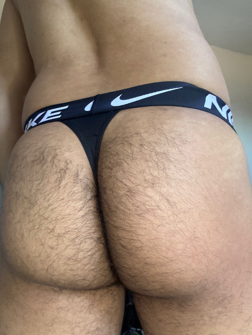 NIKE MICROFIBER THONG - BLACK
