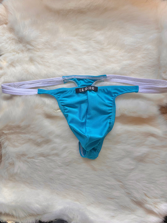 N. BLUE H.C. THONG w/ WHITE STRAPS