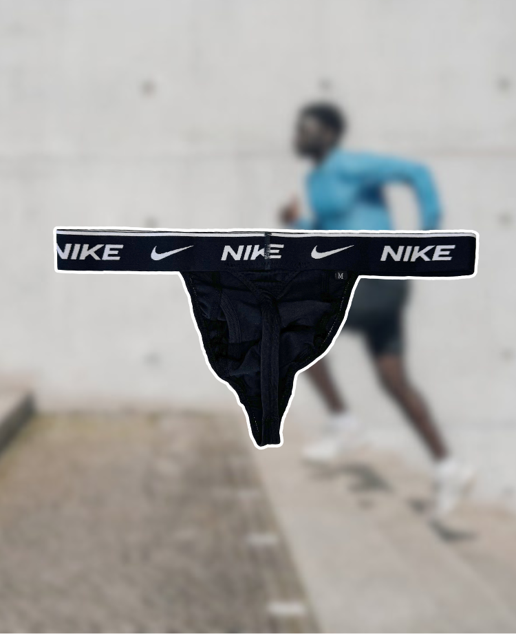 NIKE THONG - LARGE - BLACK